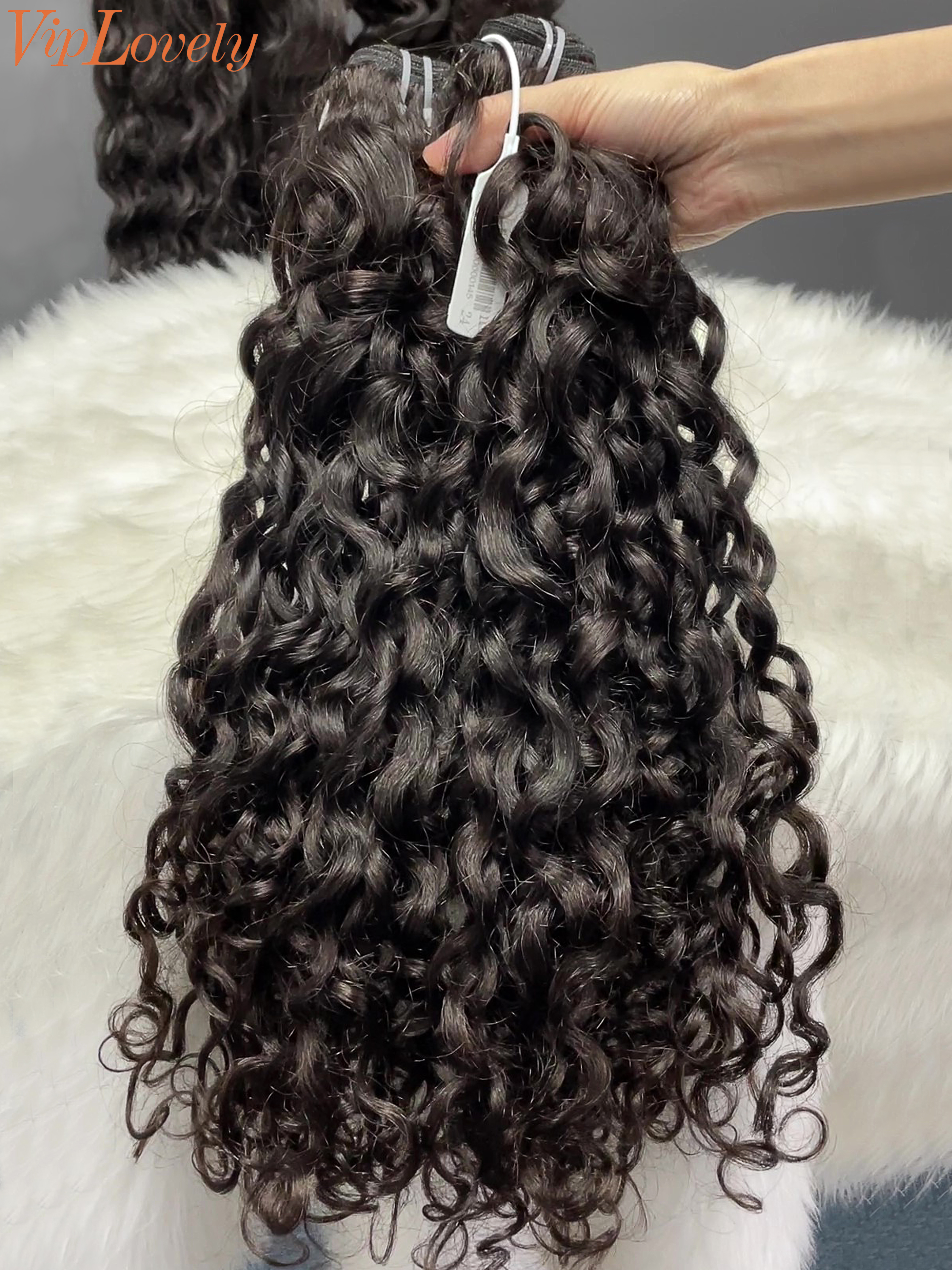 Virgin Italy Curly Hair Bundle 18 20 22Inch Free Shipping