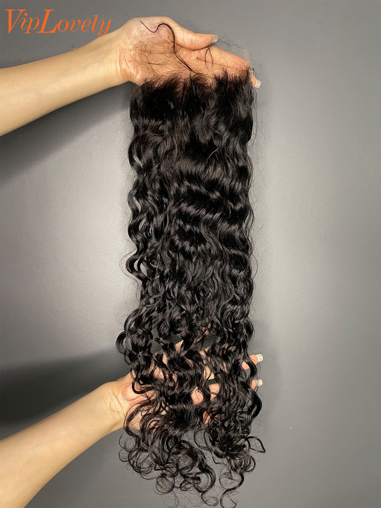 5×5 HD Lace Indian Curly 18  20 22Inch Free Shipping