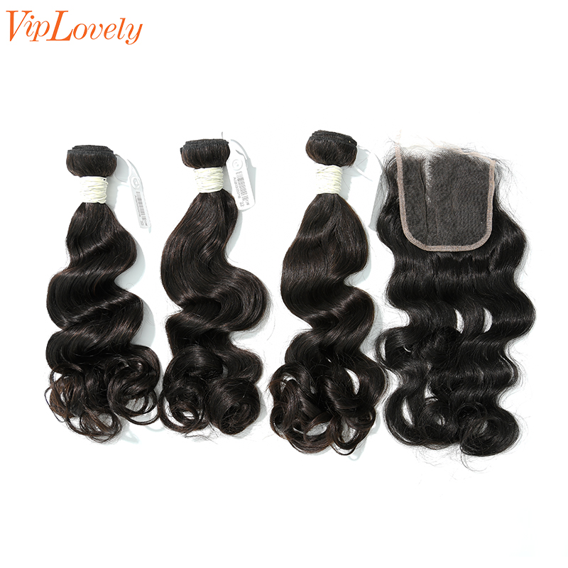 Virgin Ocean Wave 18 20 22 Inch And 4x4 HD Lace 22 Inch  Free Shipping