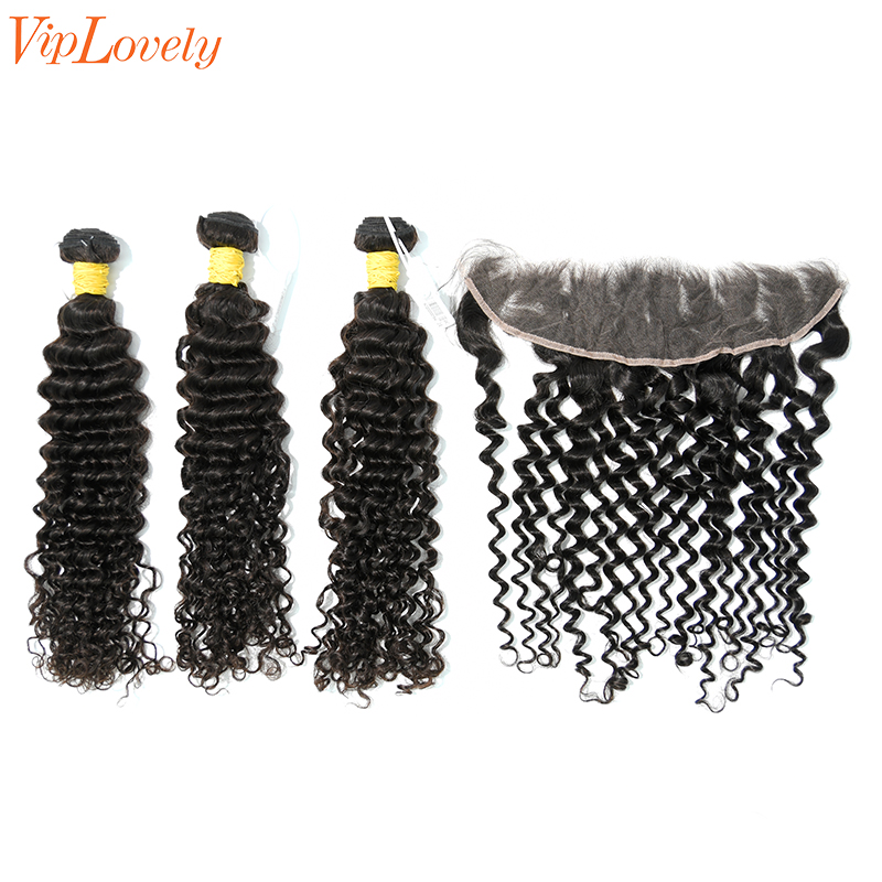 Raw Deep Curly 22 24 26 Inch And 13x4 HD Lace 22 Inch  Free Shipping