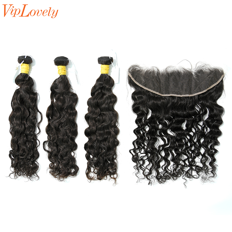 Raw Indian Curly 24 26 28 Inch And 13x4 HD Lace 22 Inch  Free Shipping