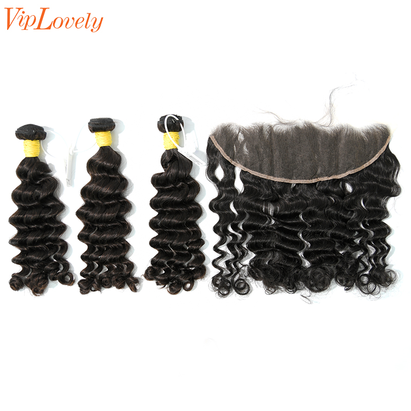 Raw Deep Wave 20 22 24 Inch And 13x4 HD Lace 22 Inch  Free Shipping