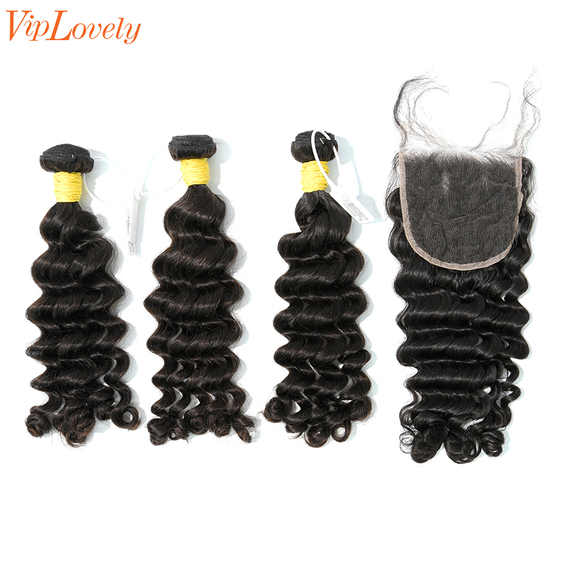 Raw Deep Wave 20 22 24Inch And 5x5 HD Lace 22 Inch  Free Shipping