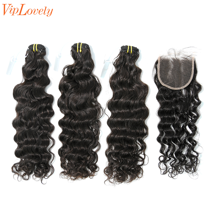 Raw Indian Wave 20 22 24 Inch And 4x4 HD Lace 22 Inch  Free Shipping