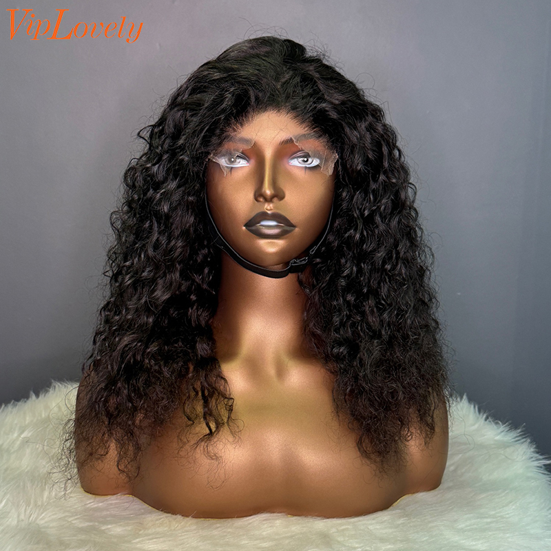 Brazilian Raw Human Hair 4x4 Swiss HD wig Italian Curly