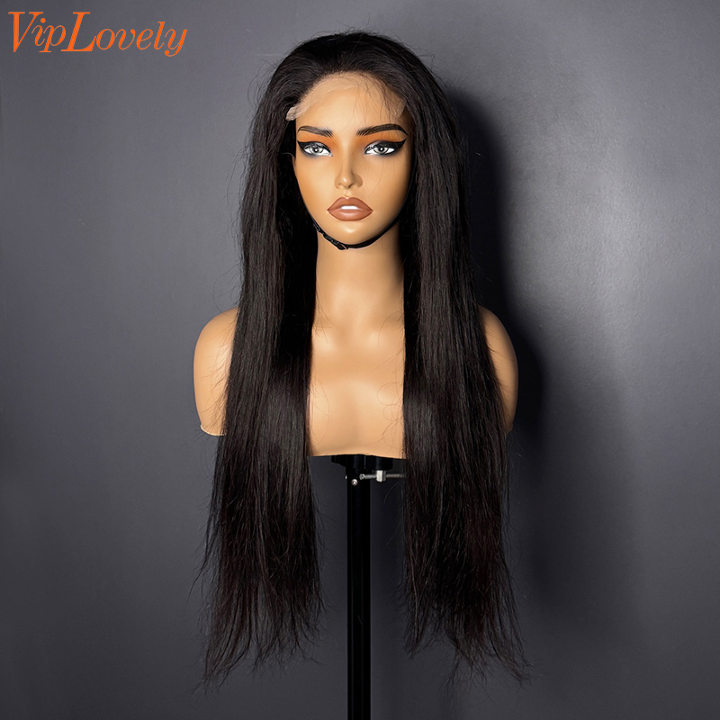 Brazilian Raw Human Hair 4x4 Swiss HD wig straight