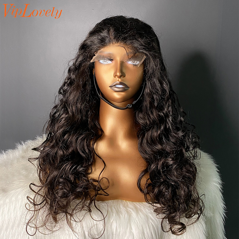 Brazilian Virgin Human Hair 4x4 Swiss HD wig Ocean Wave
