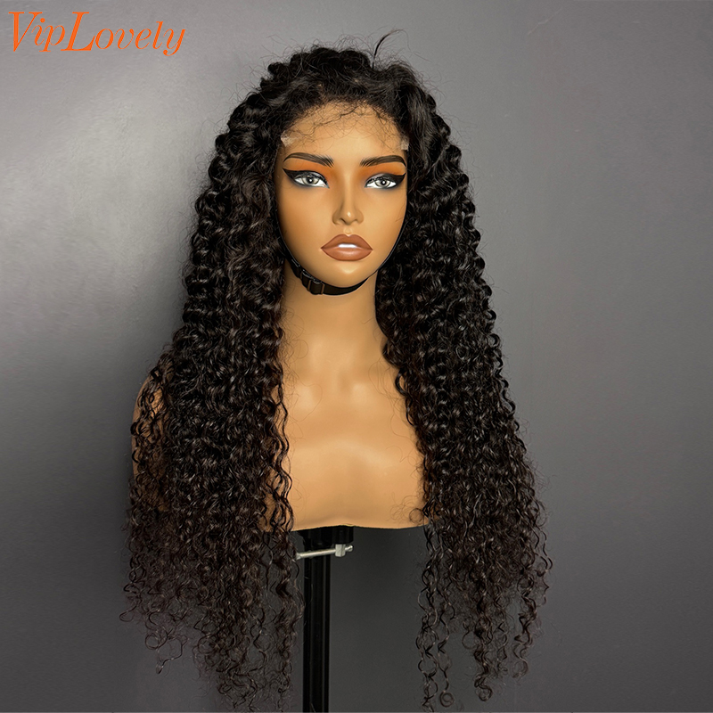 Brazilian Virgin Human Hair 4x4 Swiss HD wig Deep Curly